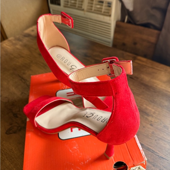 Rouge Helium Shoes - Rouge Helium Vibrant Red Heels